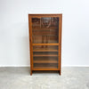 Mid Century Parker Teak And Glass Display Cabinet Book Shelf