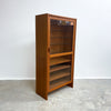 Mid Century Parker Teak And Glass Display Cabinet Book Shelf
