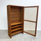 Mid Century Parker Teak And Glass Display Cabinet Book Shelf