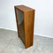 Mid Century Parker Teak And Glass Display Cabinet Book Shelf