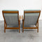 Mid Century Parker Teak Armchair With New Upholstery