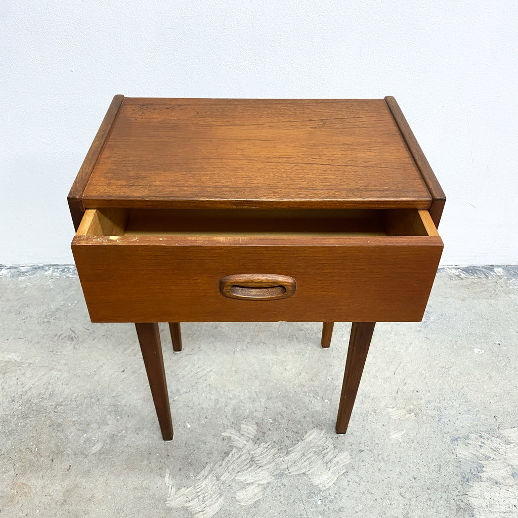 Mid Century Parker Teak Bedside Table