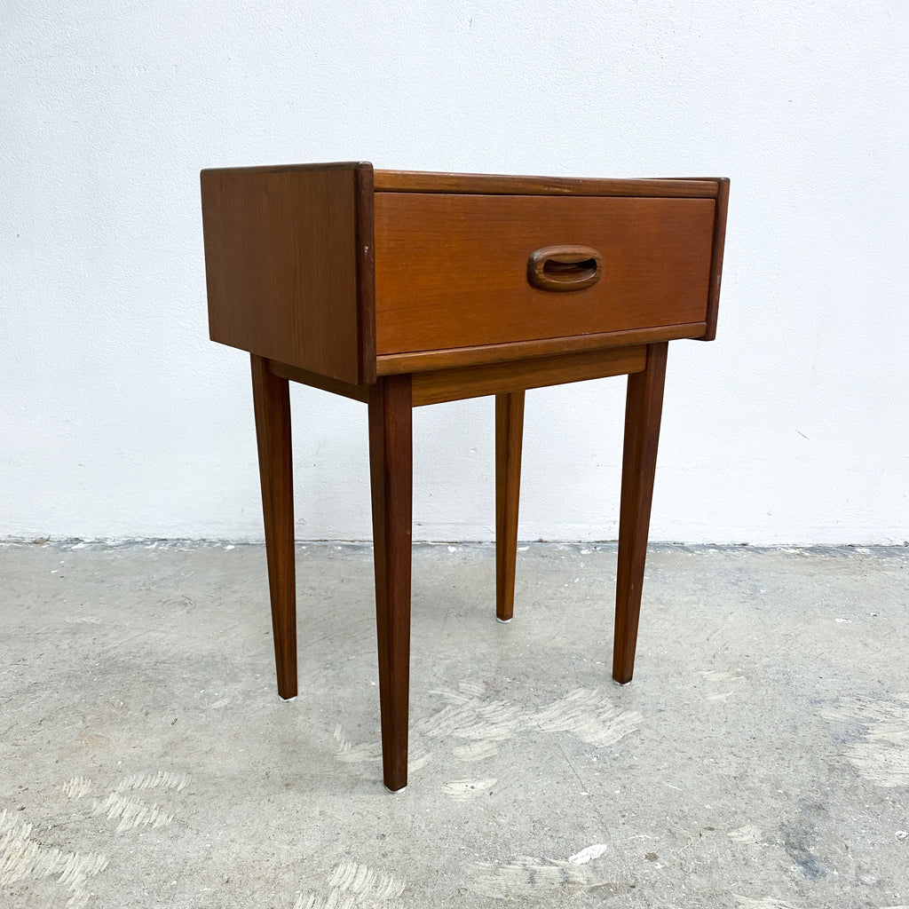 Mid Century Parker Teak Bedside Table