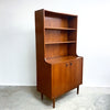 Mid Century Parker Teak Bookshelf With Cabinet