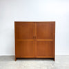 Mid Century Parker Teak Cabinet With Adjustable Shelves 1960s