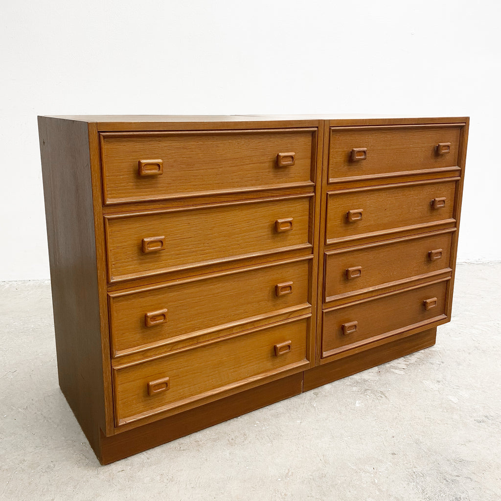 Mid Century Parker Teak Chest Of Drawers