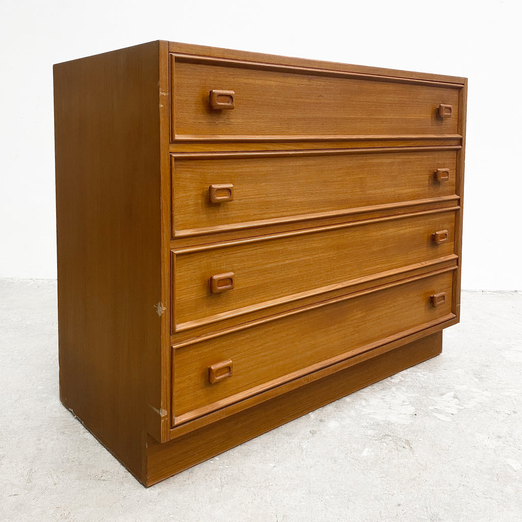Mid Century Parker Teak Chest Of Drawers