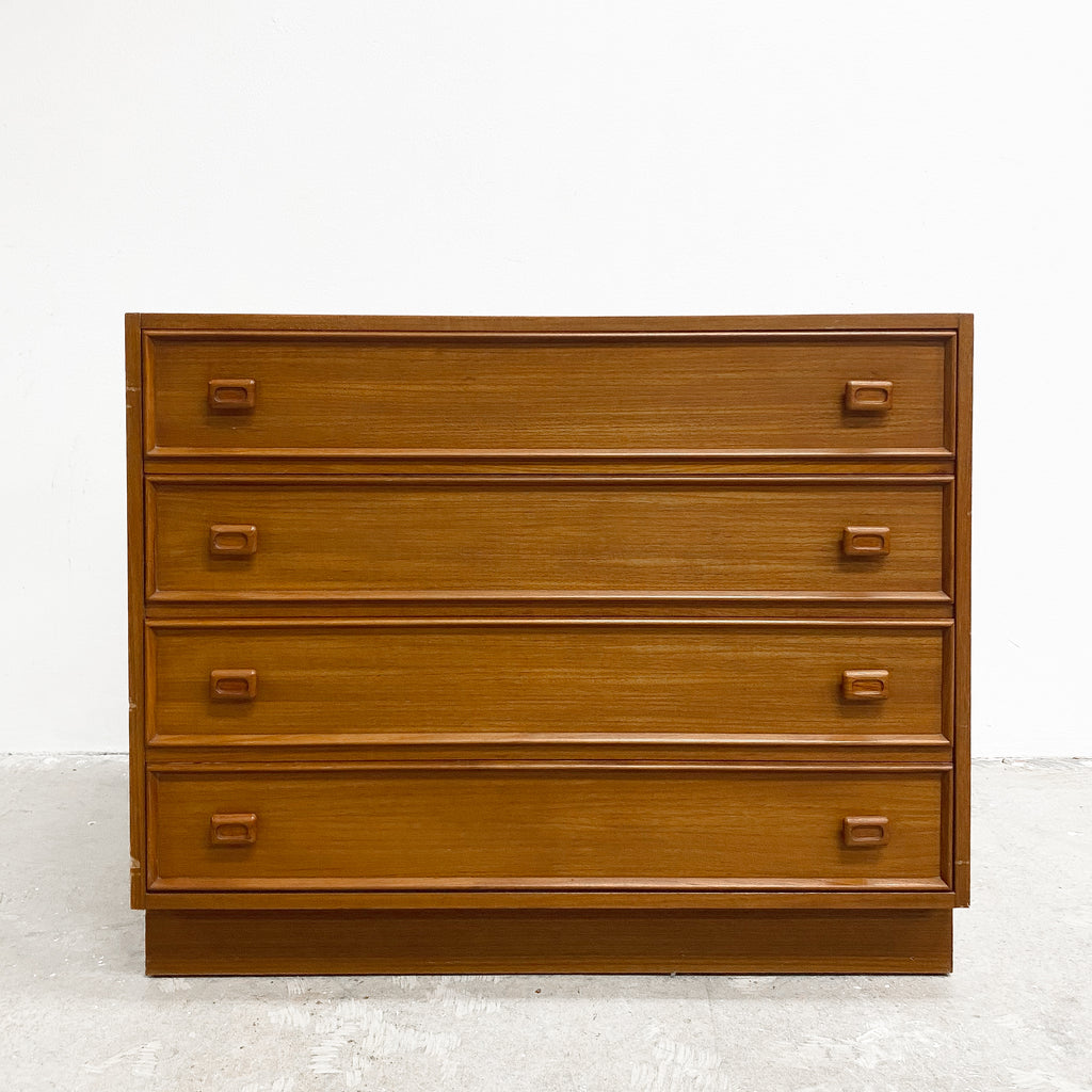 Mid Century Parker Teak Chest Of Drawers