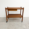 Mid Century Parker Teak Drinks Bar Cocktail Trolley
