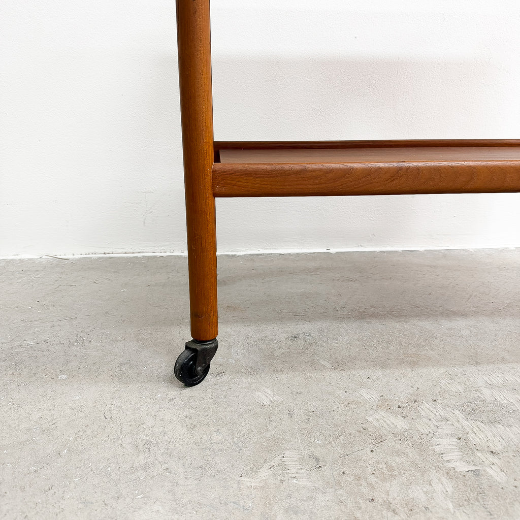 Mid Century Parker Teak Drinks Bar Cocktail Trolley