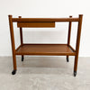 Mid Century Parker Teak Drinks Bar Cocktail Trolley