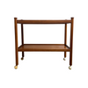 Mid Century Parker Teak Drinks Cocktail Trolley