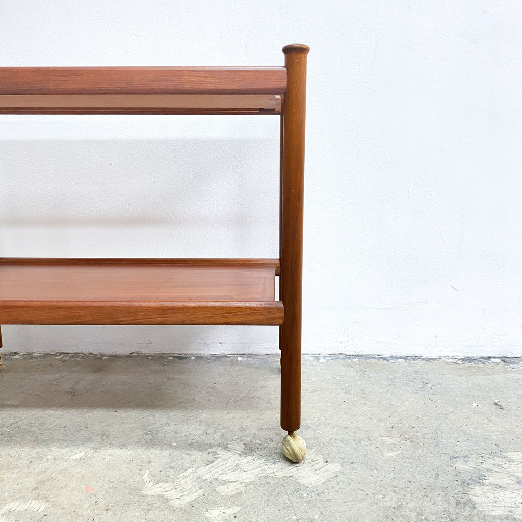 Mid Century Parker Teak Drinks Cocktail Trolley
