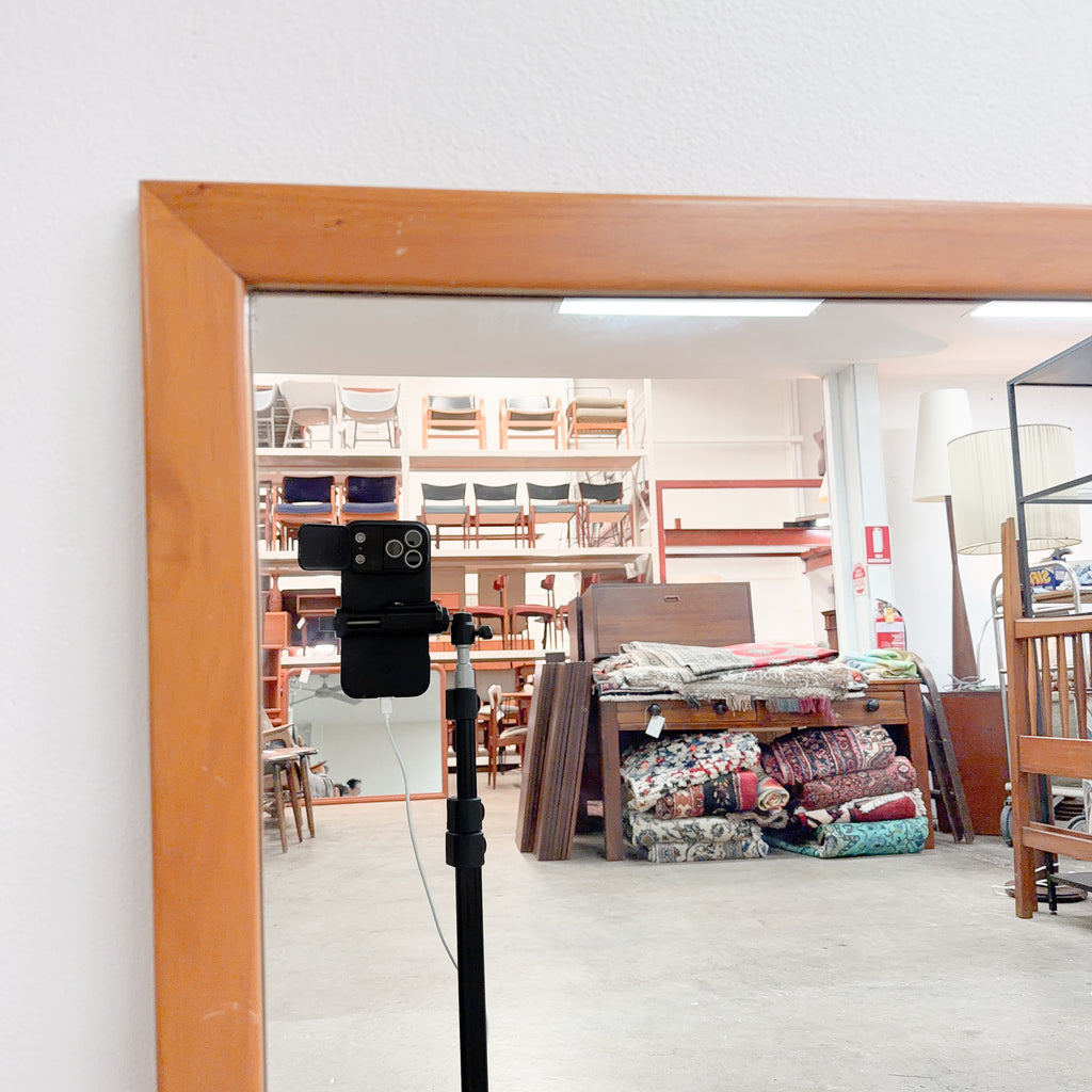 Mid Century Parker Teak Framed Wall Mirror