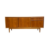 Mid Century Parker Teak Lip Handle Sideboard With Cocktail Cabinet - Professionally Restored