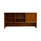 Mid Century Parker Teak Low Shelves With Cabinet