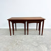 Mid Century Parker Teak Model 122 Nest of Tables
