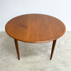Mid Century Parker Teak Round Extension Dining Table