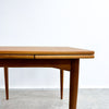 Mid Century Parker Teak Square Extension Dining Table Model 140