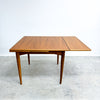 Mid Century Parker Teak Square Extension Dining Table Model 140