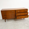 Mid Century Parker 'Nordic' Six Drawer Teak Sideboard Chest Of Drawers