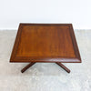 Mid Century Pedestal And Splayed Leg Side Table