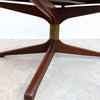 Mid Century Pedestal And Splayed Leg Side Table