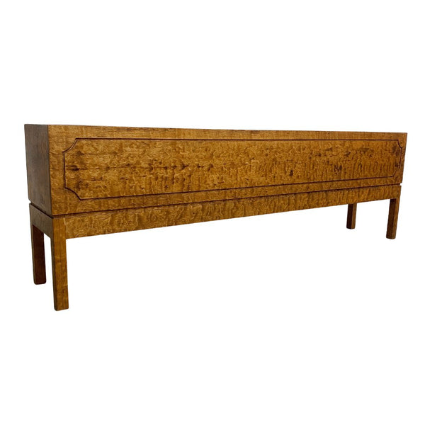 Mid Century Quarter Sawn Maple Planter Box Longer