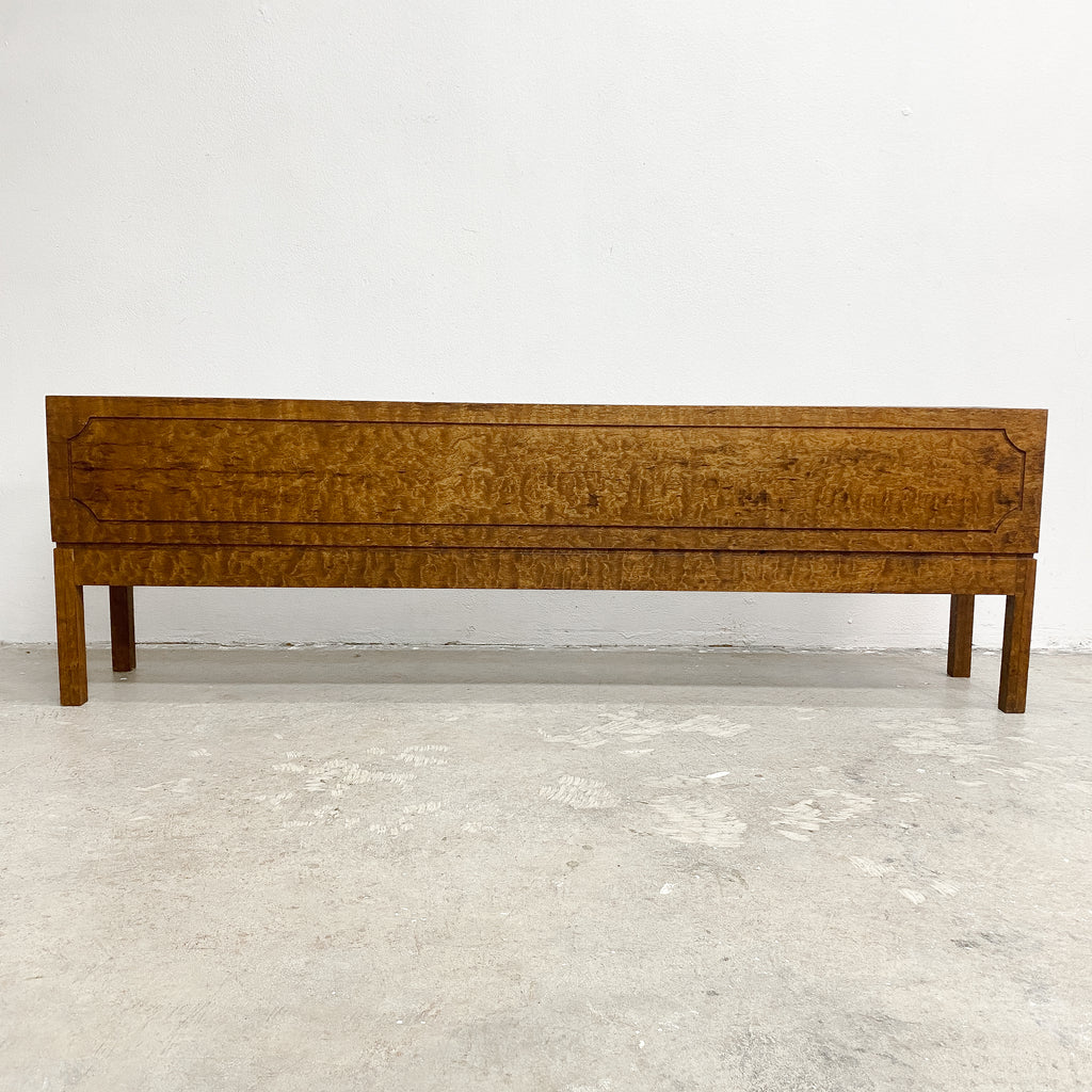 Mid Century Quarter Sawn Maple Planter Box Longer