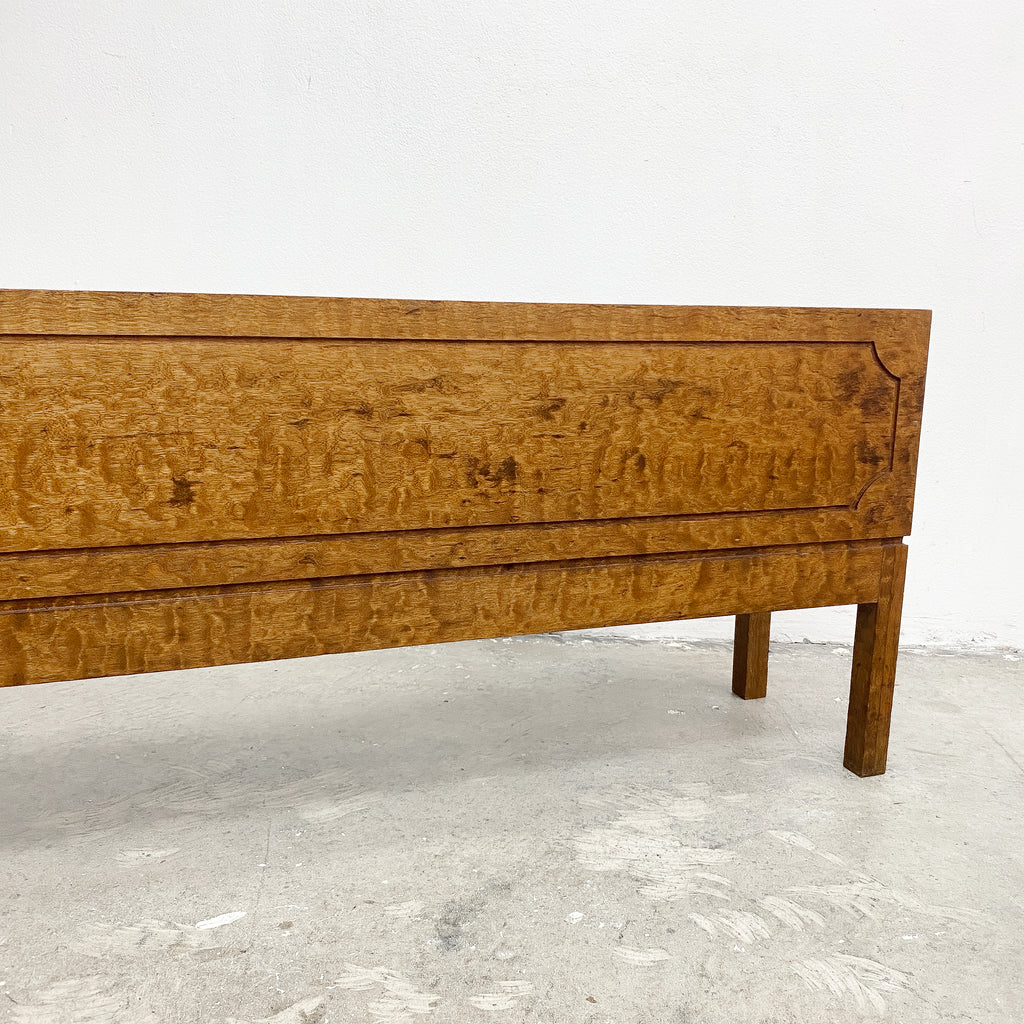 Mid Century Quarter Sawn Maple Planter Box Longer