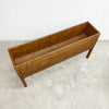 Mid Century Quarter Sawn Maple Planter Box 