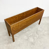 Mid Century Quarter Sawn Maple Planter Box 