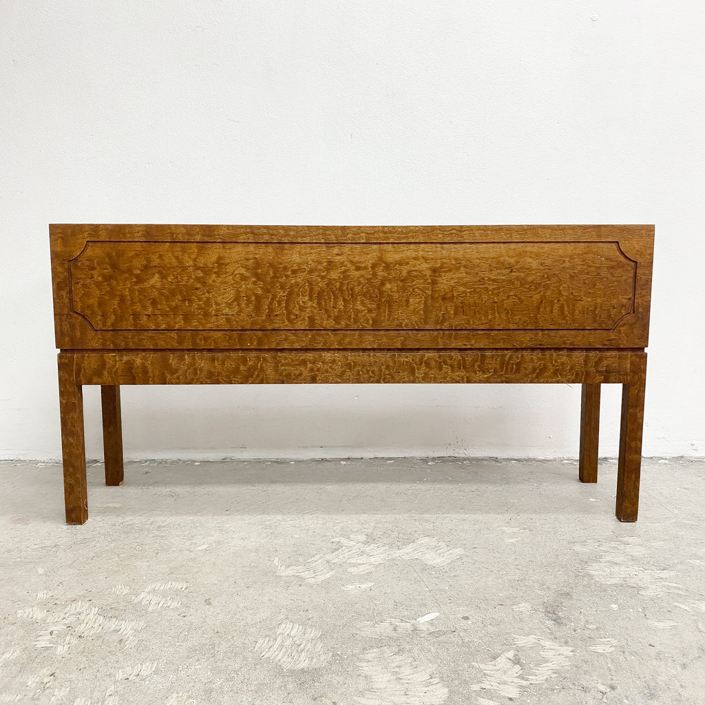 Mid Century Quarter Sawn Maple Planter Box 