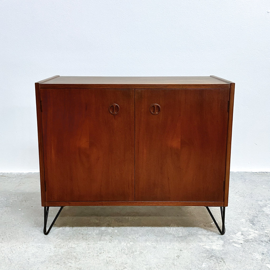 Mid Century Record Cabinet With Adjustable Shelf