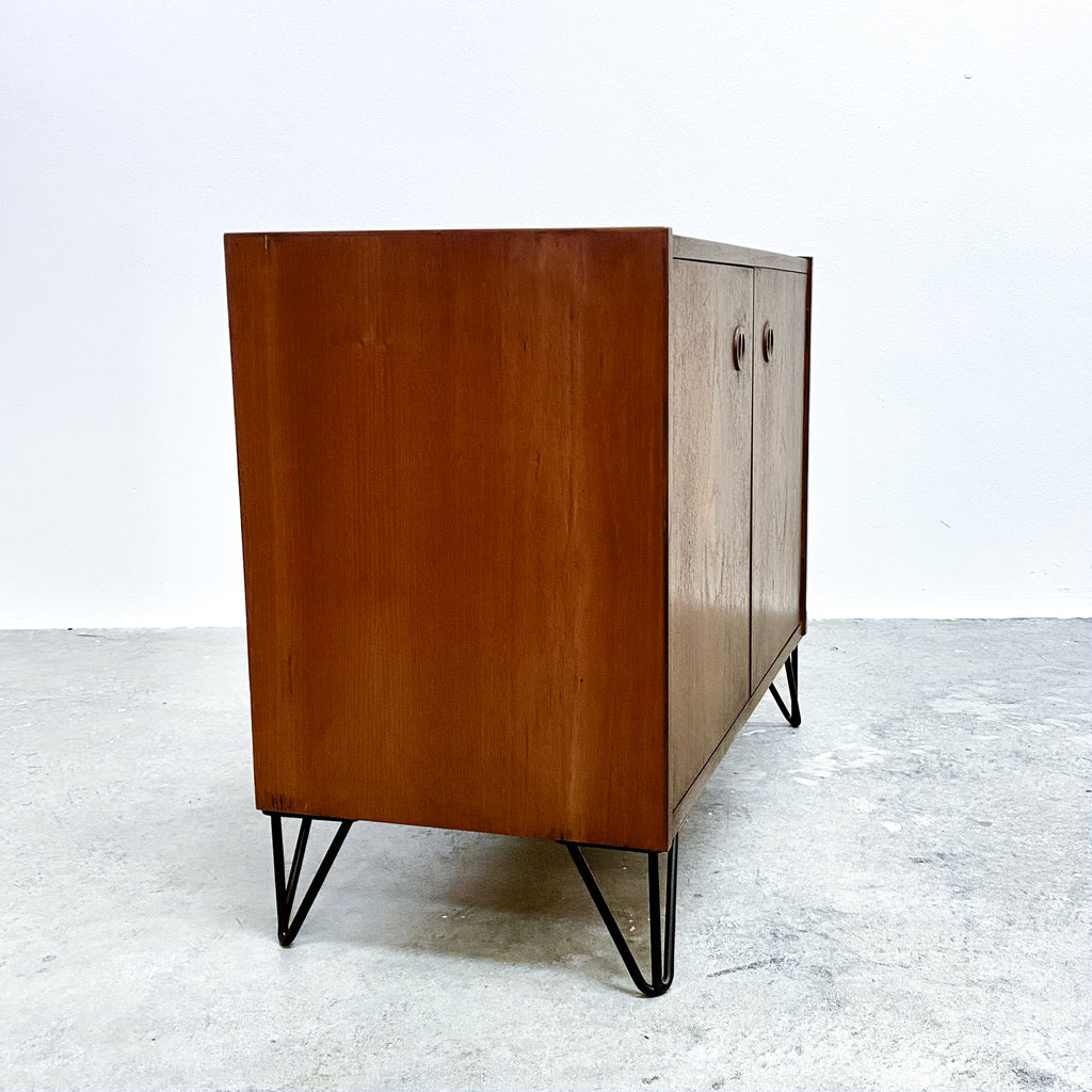 Mid Century Record Cabinet With Adjustable Shelf