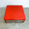 Mid Century Italian Red 'Demetrio' Coffee Table By V Magistretti