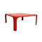 Mid Century Italian Red 'Demetrio' Coffee Table By V Magistretti