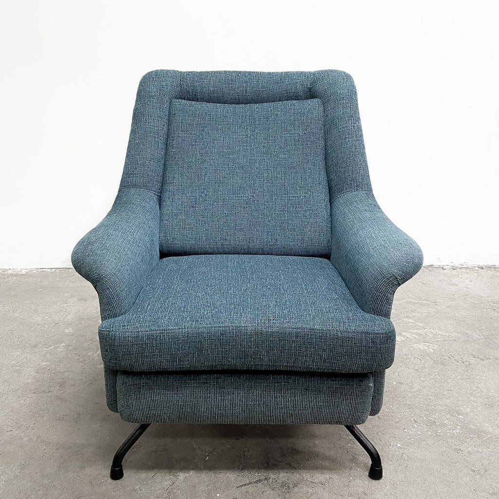Mid Century Restored Reupholstered Armchair Maker Unknown