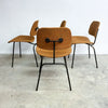 Mid Century Set of 4 Eames DCM Chairs Probably Made by Descon