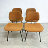 Mid Century Set of 4 Eames DCM Chairs Probably Made by Descon