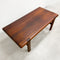 Mid Century Danish Solid Teak Coffee Table By E.W. Bach