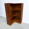 Mid Century Solid Wood Corner Shelf