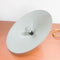 Mid Century Spun Aluminium Pendant Light - Restored