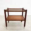 Mid Century Swedish Teak Drinks Trolley