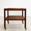 Mid Century Swedish Teak Drinks Trolley