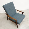 Mid Century Tasmanian Blackwood Parker Armchair Model 156 Rattan Back