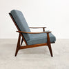 Mid Century Tasmanian Blackwood Parker Armchair Model 156 Rattan Back