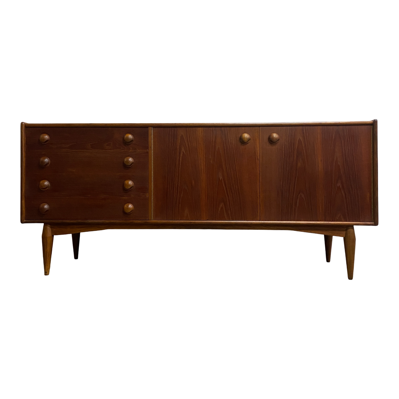 Mid Century Summertone Teak And Tasmanian Blackwood Sideboard
