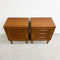 Pair Of Mid Century Teak Bedside Tables