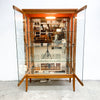Mid Century Teak Chiswell China Cabinet With Light